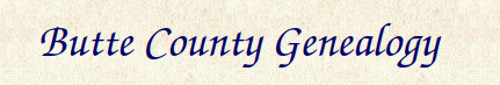 Butte County Genealogy